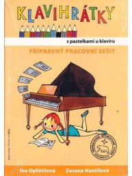 Klavihrátky - s pastelkami u klavíru - přípravný pracovní sešit