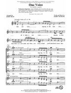 Barry Manilow: One Voice (noty na sborový zpěv, SATB a cappella) - SADA 5 ks