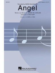 Sarah McLachlan: Angel (noty na sborový zpěv, SATB) - SADA 5 ks