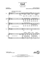Beatles: Girl (noty na sborový zpěv, SATB a cappella) - SADA 5 ks