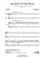 Peter Paul and Mary: Blowin' in the Wind (noty na sborový zpěv, SATB) - SADA 5 ks