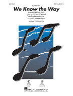 We Know the Way from Moana (noty na sborový zpěv, SATB) - SADA 5 ks