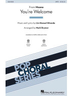 You're Welcome from Moana (noty na sborový zpěv, SATB) - SADA 5 ks