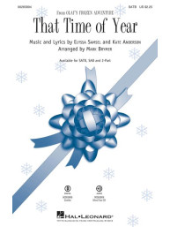 That Time of Year from Olaf's Frozen Adventure (noty na sborový zpěv, SATB) - SADA 5 ks