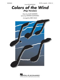 Colors of the Wind / Pop Version from Pocahontas (noty na sborový zpěv, SATB a cappella) - SADA 5 ks