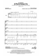 Mariah Carey: All I Want For Christmas Is You (noty na sborový zpěv, SATB a cappella) - SADA 5 ks