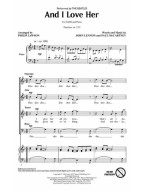 Beatles: And I love her (noty pro sborový zpěv, SATB) - SADA 5 ks