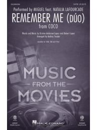 Remember Me from Coco (noty pro sborový zpěv, SATB) - SADA 5 ks