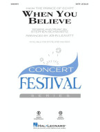 When You Believe from The Prince of Egypt (noty na sborový zpěv, SATB) - SADA 5 ks