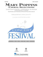 Mary Poppins Choral Selections (noty na sborový zpěv, SATB) - SADA 5 ks