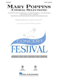 Mary Poppins Choral Selections (noty na sborový zpěv, SATB) - SADA 5 ks
