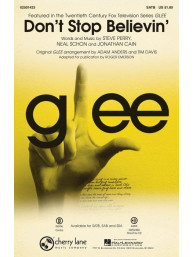 Don't stop Believin' from Glee (noty na sborový zpěv, SATB) - SADA 5 ks