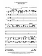 Natasha Bedingfield: Unwritten (noty na sborový zpěv, SATB) - SADA 5 ks