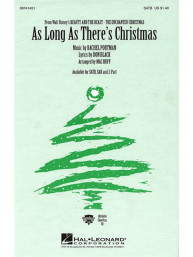 As Long As There's Christmas from Beauty and the Beast – The Enchanted Christmas (noty na sborový zpěv, SATB) - SADA 5 ks