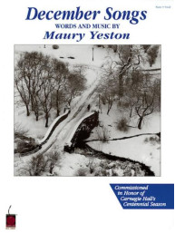 Maury Yeston: December Songs (noty na klavír, zpěv)