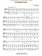 Maury Yeston: December Songs (noty na klavír, zpěv)