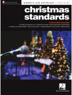 Singer's Jazz Anthology: Christmas Standards (noty na klavír, zpěv, vysoký hlas, akordy) (+audio)