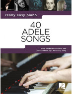 Really Easy Piano: 40 Adele Songs   (noty na snadný klavír)