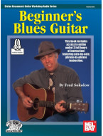 Fred Sokolow: Beginner's Blues Guitar (noty, tabulatury na kytaru) (+audio)