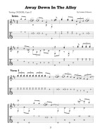 Guitar Of Lonnie Johnson (noty, tabulatury na kytaru) (+audio)