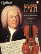 J.S. Bach: Violin Concerto No. 1 in A Minor, BWV1041 & Violin Concerto No. 2 in E Major, BWV1042 (noty na housle) (+audio)