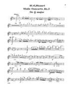 Mozart: Violin Concerto No. 3 in G Major, KV216 (noty na housle) (+audio)