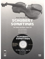 Franz Schubert: Sonatinas (noty na housle) (+audio)