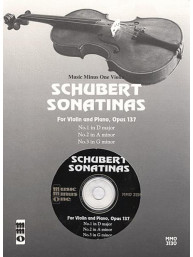 Franz Schubert: Sonatinas (noty na housle) (+audio)