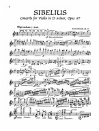 Jean Sibelius: Violin Concerto in D Minor, Op. 47 (noty na housle) (+audio)