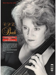 C.P.E. Bach: Violoncello Concerto in A Minor, Wq170/h432 (noty na violoncello) (+audio)