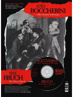 Boccherini: Violoncello Concerto No. 9 in Bbt Major, G482 & Bruch: Kol Nidrei, Op. 4 (noty na violoncello) (+audio)