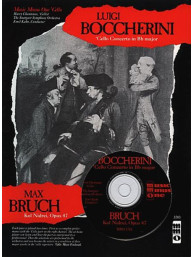 Boccherini: Violoncello Concerto No. 9 in Bbt Major, G482 & Bruch: Kol Nidrei, Op. 4 (noty na violoncello) (+audio)