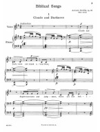 Antonín Dvořák: Biblical Songs Op.99 - Low Voice (noty na klavír, zpěv, hluboký hlas)