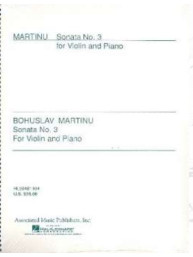 Bohuslav Martinů: Sonata No. 3 (noty na housle, klavír)