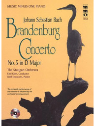 J.S. Bach: Brandenburg Concerto No. 5 in D Major, BWV1050 (noty na klavír) (+audio)
