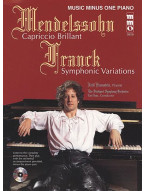 Mendelssohn: Capriccio Brilliant & Franck: Variations Symphoniques (noty na klavír) (+audio)
