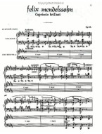 Mendelssohn: Capriccio Brilliant & Franck: Variations Symphoniques (noty na klavír) (+audio)