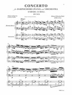 J.S. Bach: Concerto in D Minor, BMV1052 (noty na klavír) (+audio)