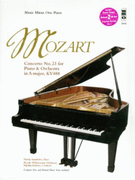 Mozart: Concerto No. 23 in A Major, KV488 (noty na klavír) (+audio)