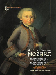 Mozart: Concerto No. 1 in F Major, KV37 & Concerto No. 3 in D Major, KV40 (noty na klavír) (+audio)