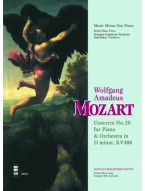 Mozart: Concerto No. 20 in D Minor, KV466 (noty na klavír) (+audio)