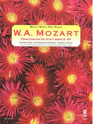 Mozart: Concerto No. 24 in C Minor, KV491 (noty na klavír) (+audio)