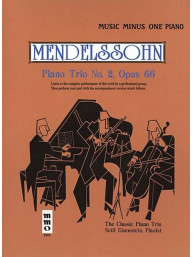 Felix Mendelssohn: Piano Trio No. 2 in C Minor, Op. 66 (noty na klavír, violoncello, housle) (+audio)
