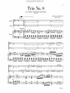 Beethoven: Piano Trios No. 8 and 11 Kakadu Variations (noty na klavír, violoncello, housle) (+audio)