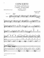 Antonio Vivaldi: Čtvero ročních období - The Four Seasons (noty na housle) (+audio)
