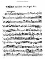 Mozart: Concerto No. 1 in G Major, K. 313 (noty na příčnou flétnu) (+audio)