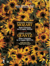 Mozart: Flute Concerto No. 2 in D Major, K. 314 & Quantz: Flute Concerto in G Major (noty na příčnou flétnu) (+audio)