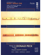 Donald Peck: Intermediate Flute Solos 2 (noty na klavír) (+audio)