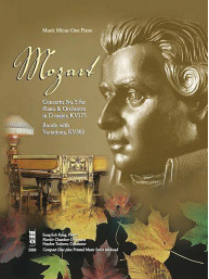 Mozart: Concerto No. 5 in D Major, KV175 & Rondo with Variations, KV382 (noty na klavír) (+audio)