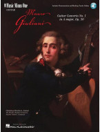 Mauro Giuliani: Guitar Concerto No. 1 in A Major Opus 30 (noty na kytaru) (+audio)